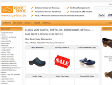 Tablet Screenshot of clox-box.de